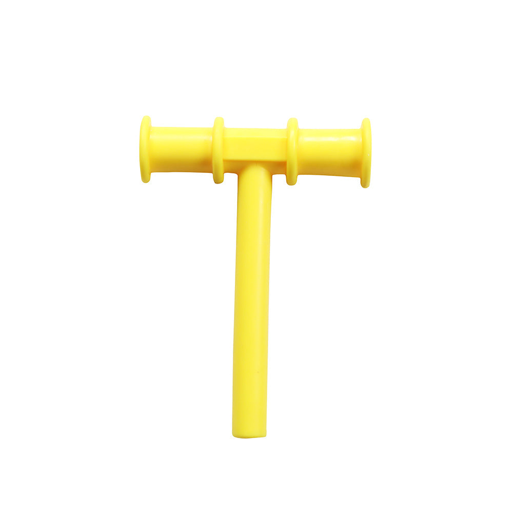 Chew tube-Tshape Yellow color